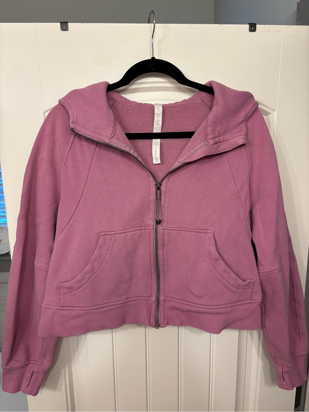 lululemon athletica Pink Zip-Up Hooded Jacket